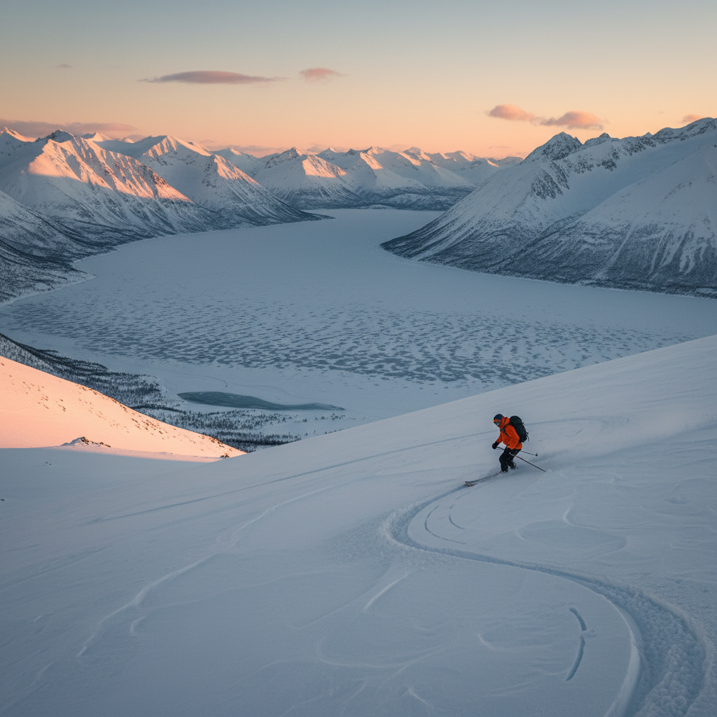 Backcountry skiing in Sisimiut: Apussuit and beyond