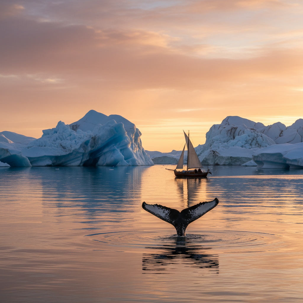 Boat trips from Sisimiut: Kangerlussuaq fjord and humpback whales